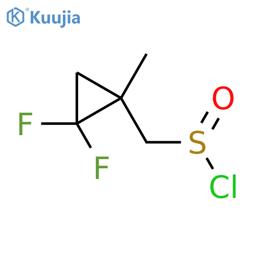 (2,2-Difluoro-1-methylcyclopropyl)methanesulfinyl chloride structure