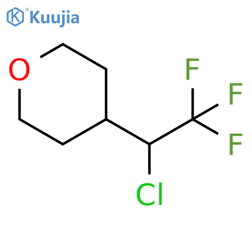 2H-Pyran, 4-(1-chloro-2,2,2-trifluoroethyl)tetrahydro- structure