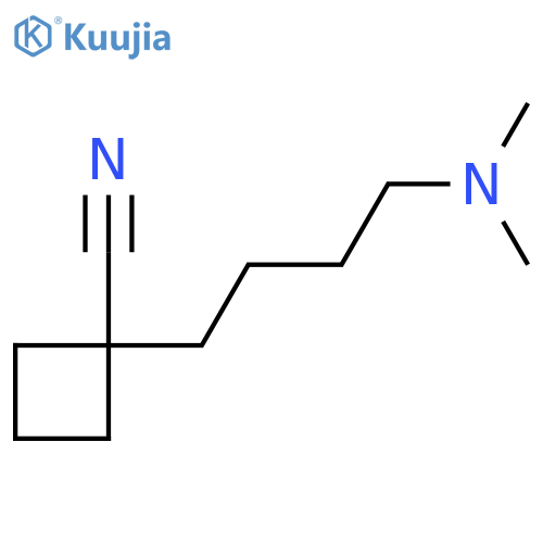 1-[4-(Dimethylamino)butyl]cyclobutane-1-carbonitrile structure