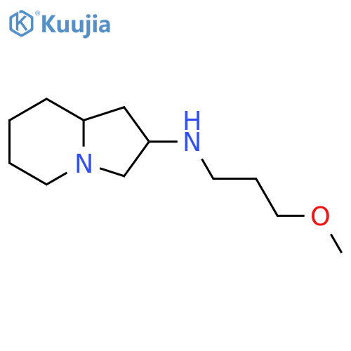 N-(3-methoxypropyl)-octahydroindolizin-2-amine structure