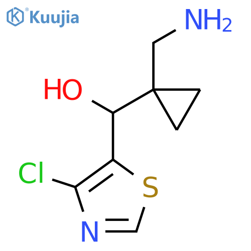 5-Thiazolemethanol, α-[1-(aminomethyl)cyclopropyl]-4-chloro- structure