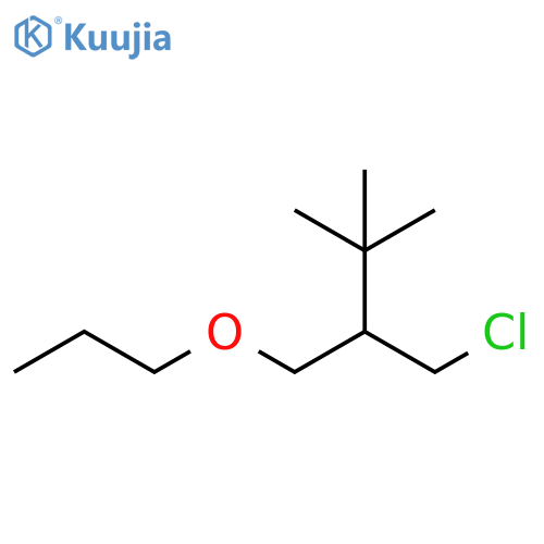 Butane, 1-chloro-3,3-dimethyl-2-(propoxymethyl)- structure