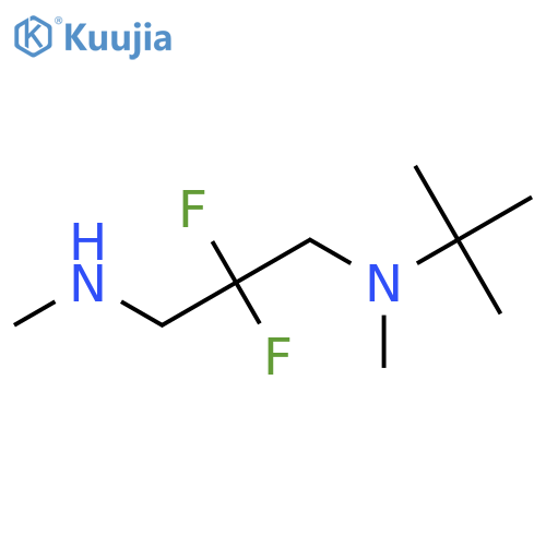 1,3-Propanediamine, N1-(1,1-dimethylethyl)-2,2-difluoro-N1,N3-dimethyl- structure