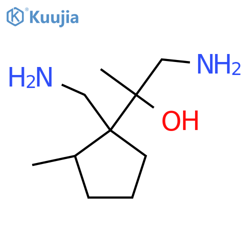 Cyclopentanemethanol, α,1-bis(aminomethyl)-α,2-dimethyl- structure