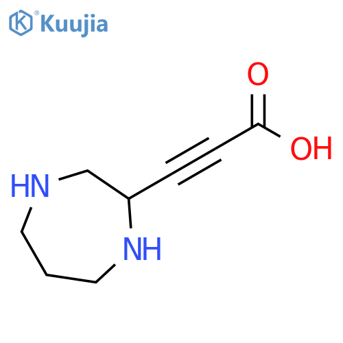 2-Propynoic acid, 3-(hexahydro-1H-1,4-diazepin-2-yl)- structure
