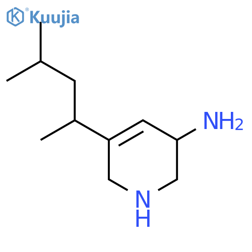 5-(4-Methylpentan-2-yl)-1,2,3,6-tetrahydropyridin-3-amine structure
