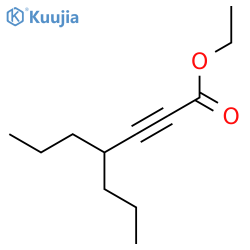 Ethyl 4-propylhept-2-ynoate structure