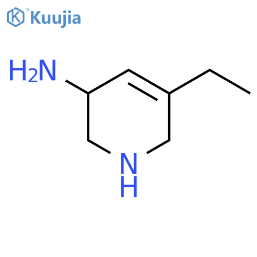 5-Ethyl-1,2,3,6-tetrahydropyridin-3-amine structure