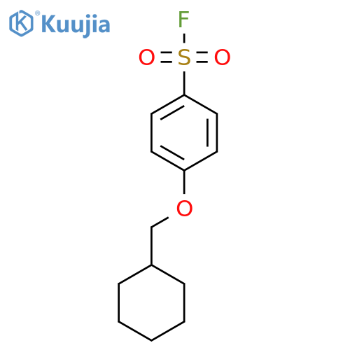 4-(Cyclohexylmethoxy)benzene-1-sulfonyl fluoride structure