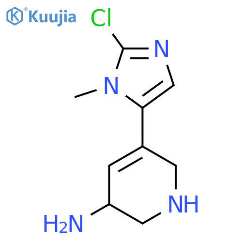 5-(2-chloro-1-methyl-1H-imidazol-5-yl)-1,2,3,6-tetrahydropyridin-3-amine structure