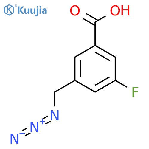 3-(Azidomethyl)-5-fluorobenzoic acid structure