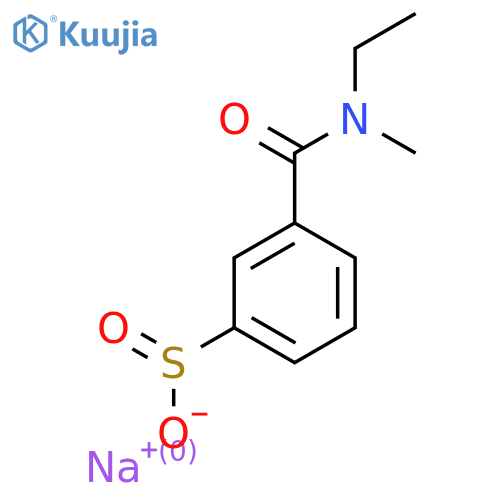 Sodium 3-[ethyl(methyl)carbamoyl]benzene-1-sulfinate structure