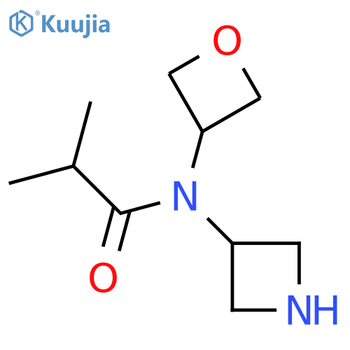 N-(azetidin-3-yl)-2-methyl-N-(oxetan-3-yl)propanamide structure