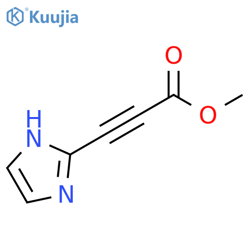 2-Propynoic acid, 3-(1H-imidazol-2-yl)-, methyl ester structure