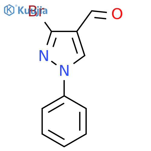 3-bromo-1-phenyl-1H-pyrazole-4-carbaldehyde structure