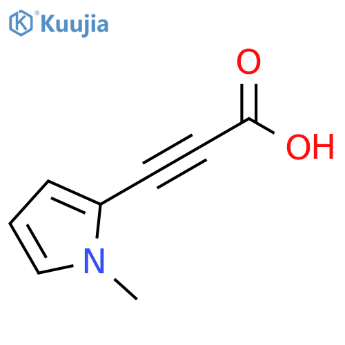2-Propynoic acid, 3-(1-methyl-1H-pyrrol-2-yl)- structure