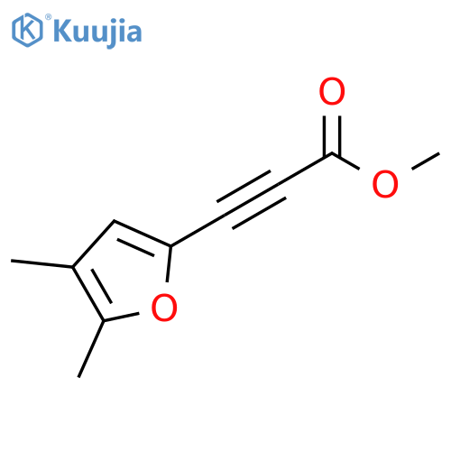 2-Propynoic acid, 3-(4,5-dimethyl-2-furanyl)-, methyl ester structure