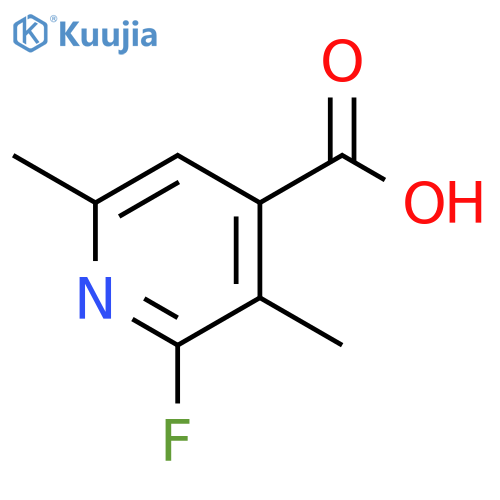 4-Pyridinecarboxylic acid, 2-fluoro-3,6-dimethyl- structure