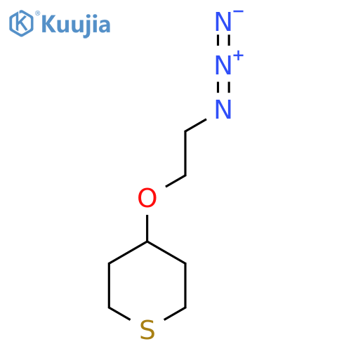 4-(2-Azidoethoxy)thiane structure