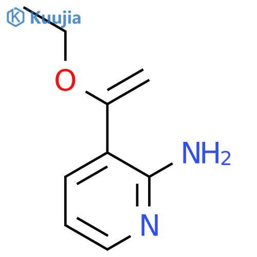 3-(1-Ethoxyethenyl)pyridin-2-amine structure