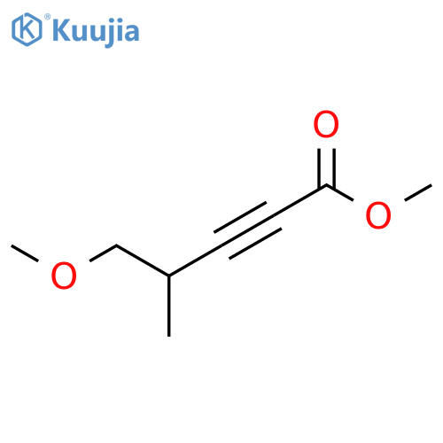 2-Pentynoic acid, 5-methoxy-4-methyl-, methyl ester structure