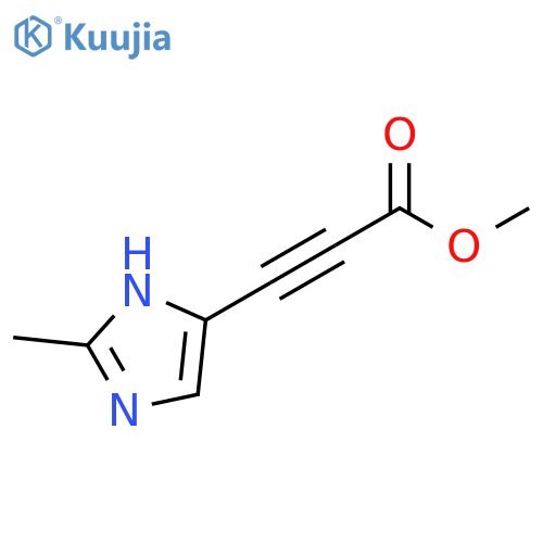 2-Propynoic acid, 3-(2-methyl-1H-imidazol-5-yl)-, methyl ester structure