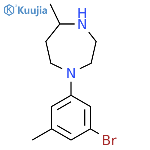 1-(3-Bromo-5-methylphenyl)-5-methyl-1,4-diazepane structure