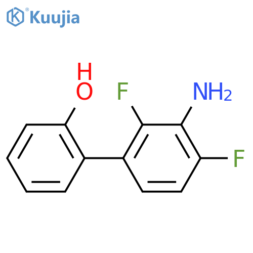 2-(3-Amino-2,4-difluorophenyl)phenol structure