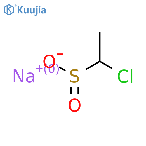 Sodium 1-chloroethane-1-sulfinate structure