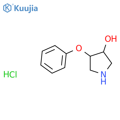 4-Phenoxypyrrolidin-3-ol hydrochloride structure