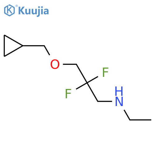 [3-(Cyclopropylmethoxy)-2,2-difluoropropyl](ethyl)amine structure
