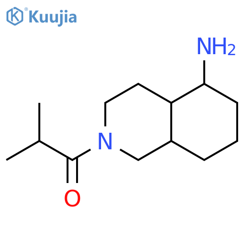 1-Propanone, 1-(5-aminooctahydro-2(1H)-isoquinolinyl)-2-methyl- structure