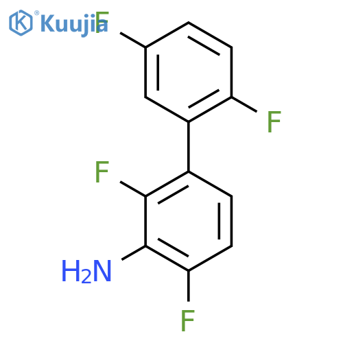 3-(2,5-Difluorophenyl)-2,6-difluoroaniline structure
