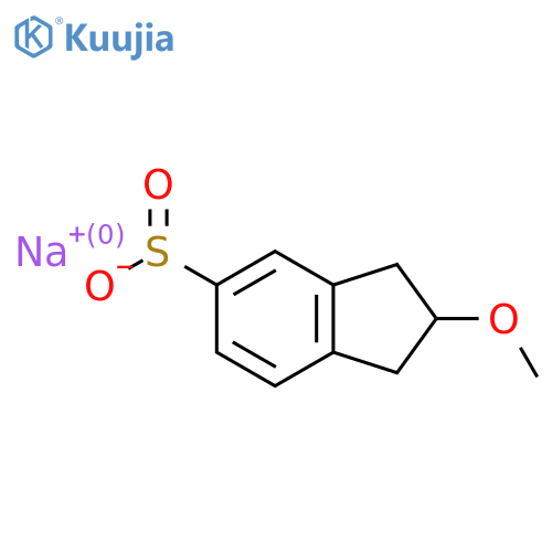 sodium 2-methoxy-2,3-dihydro-1H-indene-5-sulfinate structure