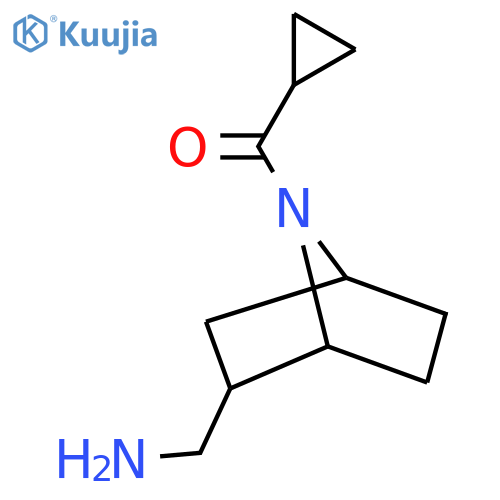 {7-Cyclopropanecarbonyl-7-azabicyclo[2.2.1]heptan-2-yl}methanamine structure