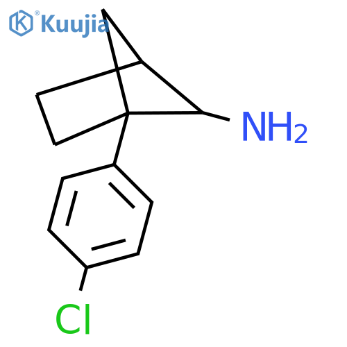 1-(4-Chlorophenyl)bicyclo[2.1.1]hexan-5-amine structure