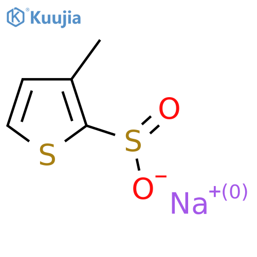 Sodium 3-methylthiophene-2-sulfinate structure