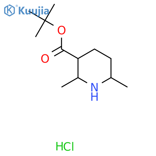 tert-butyl 2,6-dimethylpiperidine-3-carboxylate hydrochloride, cis structure