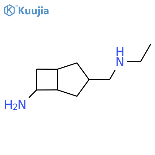 3-[(Ethylamino)methyl]bicyclo[3.2.0]heptan-6-amine structure