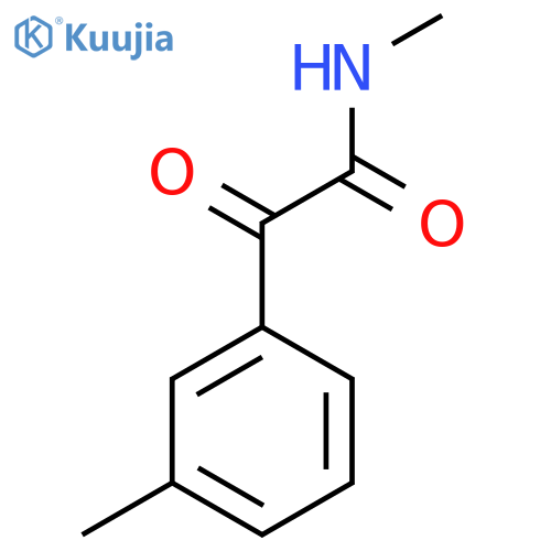 Benzeneacetamide, N,3-dimethyl-α-oxo- structure