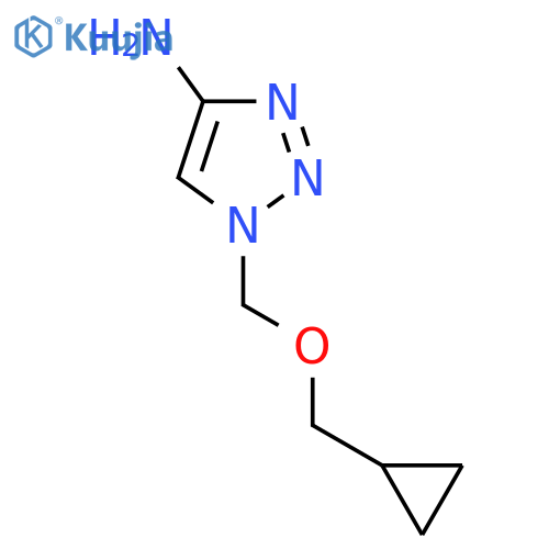1-(cyclopropylmethoxy)methyl-1H-1,2,3-triazol-4-amine structure