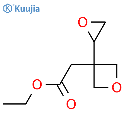 Ethyl 2-[3-(oxiran-2-yl)oxetan-3-yl]acetate structure