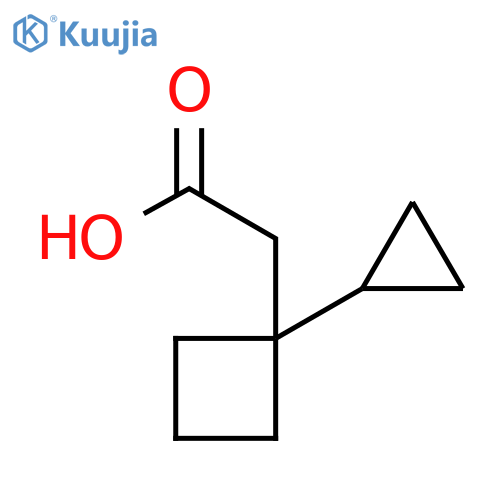 (1-Cyclopropyl-cyclobutyl)-acetic acid structure