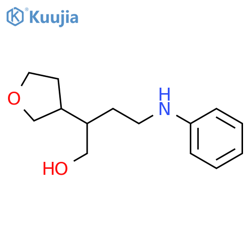 2-(Oxolan-3-yl)-4-(phenylamino)butan-1-ol structure