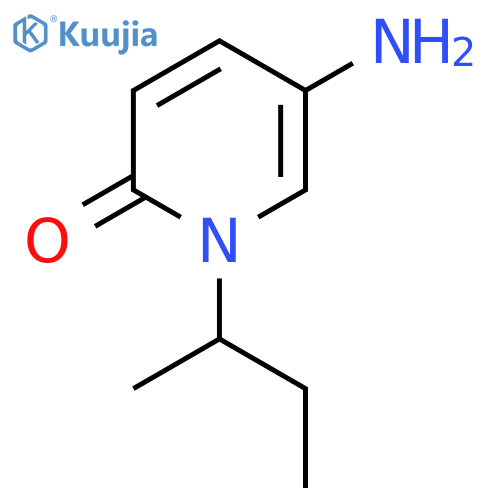 5-amino-1-(butan-2-yl)-1,2-dihydropyridin-2-one structure