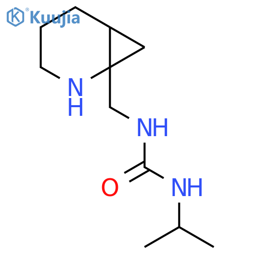 1-({2-Azabicyclo[4.1.0]heptan-1-yl}methyl)-3-(propan-2-yl)urea structure