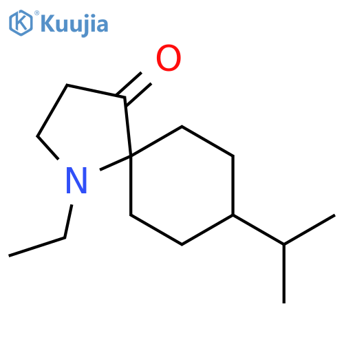 1-Ethyl-8-(propan-2-yl)-1-azaspiro[4.5]decan-4-one structure