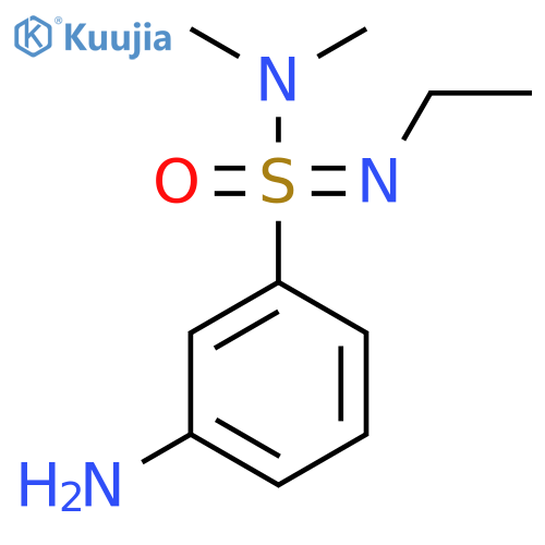 3-[S-(dimethylamino)-N-ethylsulfonimidoyl]aniline structure