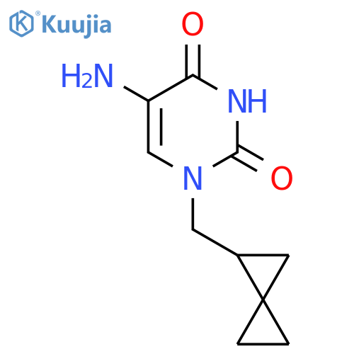 5-amino-1-({spiro2.2pentan-1-yl}methyl)-1,2,3,4-tetrahydropyrimidine-2,4-dione structure