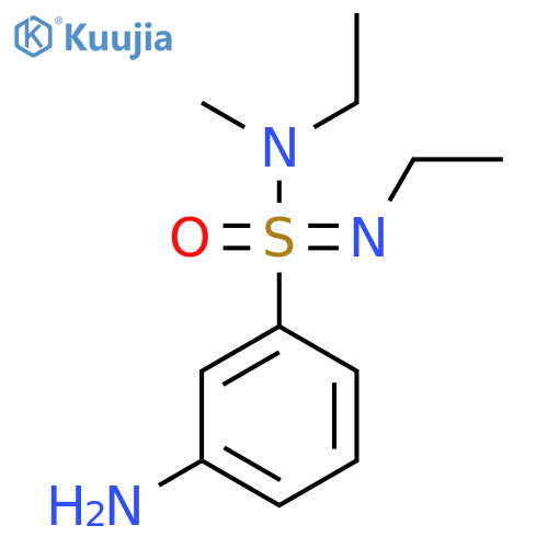 3-[N-ethyl-S-[ethyl(methyl)amino]sulfonimidoyl]aniline structure